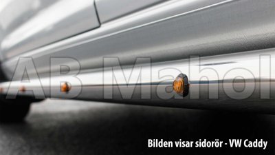 Siderør Slash Cut VW Caddy 2004-/10-/16-