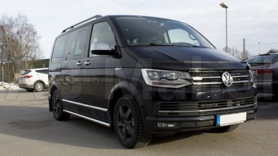 Siderør med forsænket LED til VW Transporter T5 & T6 (lang akselafstand, L2) 2003-