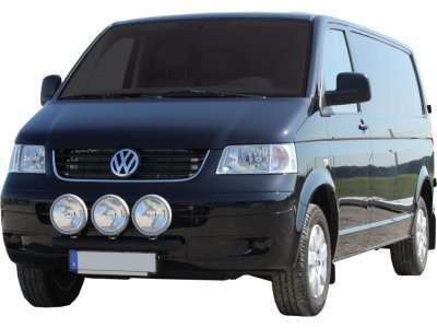 Ekstra lygtebeslag i rustfrit stål til Volkswagen Transporter T5 fra 2003-2009