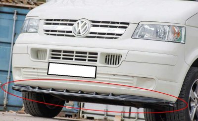 Frontsplitter til VW Transporter T5 2003-2009