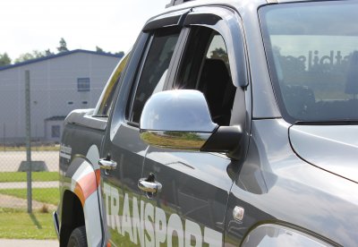Spejlkapper i rustfrit stål til Volkswagen Amarok fra 2011-/2017-