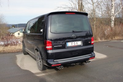 Twinpipe udstødningssystem til VW Transporter T5/T6 fra 2003-