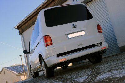 Sportsudstødningssystem til VW Transporter T5/T6 fra 2003-/2010-/2016-