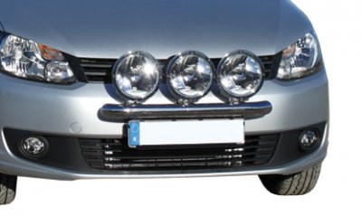 Ekstra lygtebeslag i rustfrit stål til VW Caddy 2010-2015