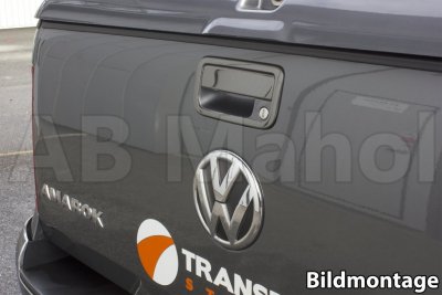 Dørhåndtag til bagklap i rustfrit stål (Gun Metal Black) til VW Amarok 2011-