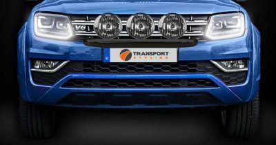 Ekstra lygtebeslag i rustfrit stål til Volkswagen Amarok fra 2011-/2017-