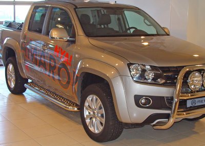 Sidetrin i rustfrit stål til Volkswagen Amarok fra 2011-