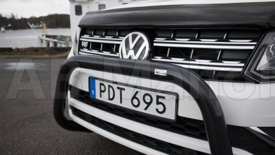 Lav sortlakeret frontbøjle til VW Amarok V6 2017-