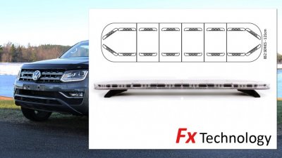 Komplet Bullitt Plus-lygtebjælke til Volkswagen Amarok fra 2011-/2017-