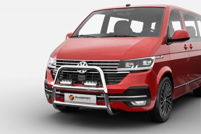 Frontbøjle i rustfrit stål til Volkswagen Transporter T6.1 fra 2020-2024