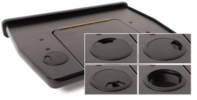 Bord med luge til 12 Volt til VW Transporter T6 2016-2019