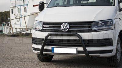 Lav sortmalet Frontbøjle VW Transporter T6 2016-. Frontbøjle pulverlakeret sort.