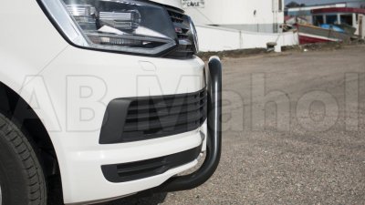 Lav sortlakeret Frontbøjle til VW Transporter T6 2016-