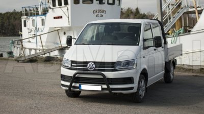 Lav sortlakeret Frontbøjle til VW Transporter T6 2016-