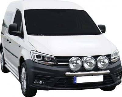 Ekstra lygtebeslag i rustfrit stål til VW Caddy 2016-2020