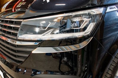 Forlygtedetaljer Volkswagen Transporter T6.1 fra 2019-2024