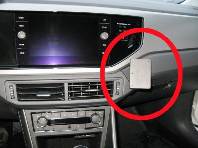 Mobilholder Volkswagen Polo 2018-2020