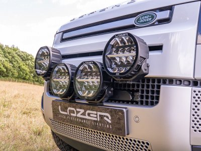 Lazer Sentinel 7 ekstra lys i sort farve