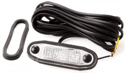 Boreman LED sidemarkeringslys til indbygget installation | 10-30V