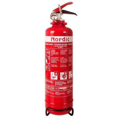 Brandslukker - Nordic 1 kg (EN-3 8A 55 B C)