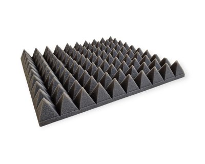 Lydabsorbent pyramide 49x49 cm – Akustikplade i skum