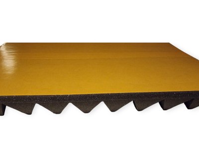 Lydabsorbent pyramide med klæbeside 49x49 cm