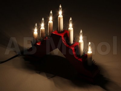 Adventsstage med USB-stik 12/24V
