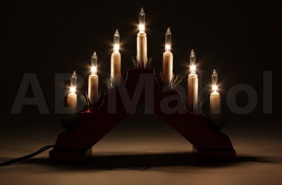 Adventsstage med USB-stik 12/24V