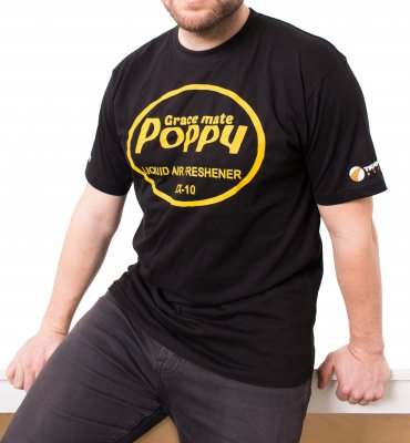 T-shirt Poppy i sort