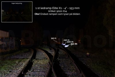 Enkelt række leddelt rampe Elite X1