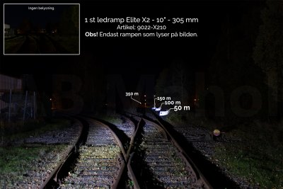 Ledrampe 10 dobbelt række | 60W