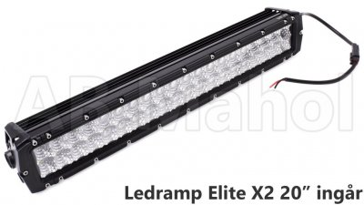 Ekstra lygtebeslag inkl. led-rampe til Audi A6/A6 Allroad 2012-2018