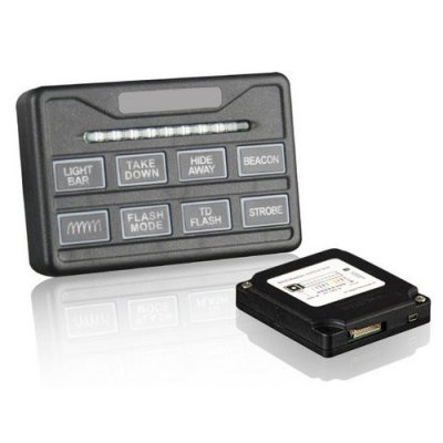 BR8-kontrolsystem med 8 separate kontakter - 10-30V