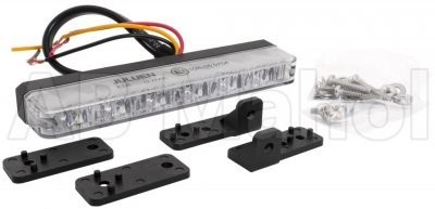 Blinklys Orange 6xLED ECE R10 - 12-24 V