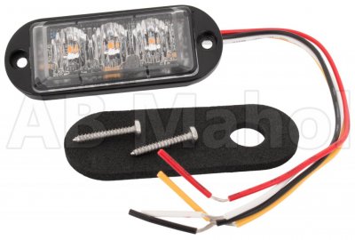 Slank lygte 3xLED ECE R65 - 12-24 V