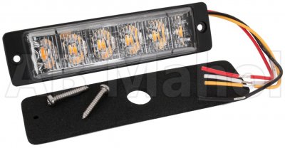 Smal lygte 6xLED ECE R65 - 12-24 V