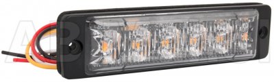 Smal blinklygte 6xLED ECE R65 - 12-24 V