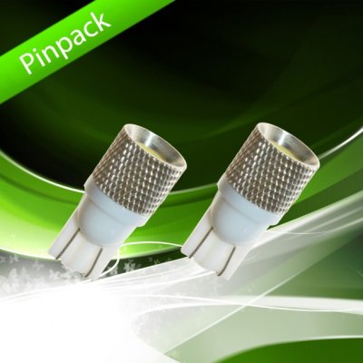 12 V diodelampe med indbygget STROBE-blitzlys W5W