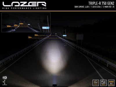 Lazer LED Ramp Triple-R 750 Gen. 2 - 220 mm - 4620/5068 lumen