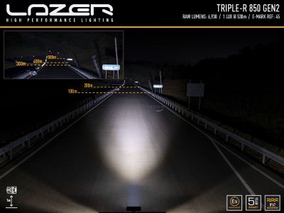 Lazer LED Ramp Triple-R 850 Gen. 2 - 322 mm - 6930/8068 lumen