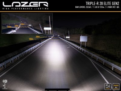 Lazer LED Ramp Triple-R 28 Elite - 1305 mm - 28560 lumen