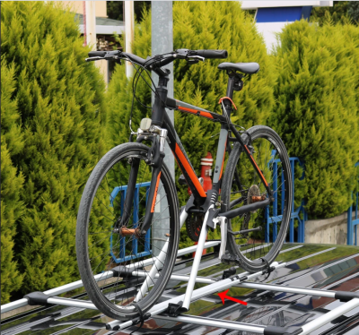 Tagbøjle cykelholder - til 1 cykel