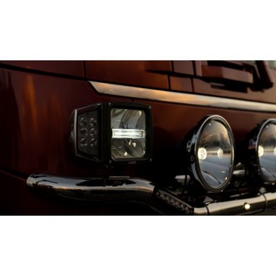 LEDSON Plovlys i LED med fuldt, dyppet, positionslys og indikator | 80W | Glas med varme!