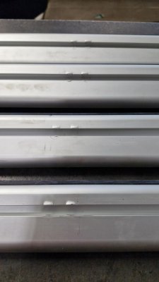 4 komplette tagbøjler i Aluminium | Brugt