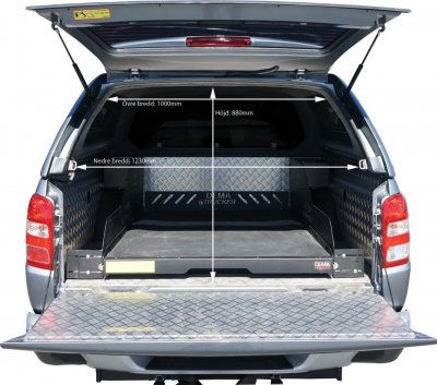Ladkassekappe Alpha CMX til Mitsubishi L200 fra 2016-2019