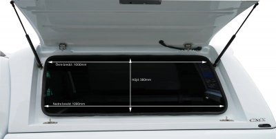 Ladkassekappe Alpha CMX til Toyota Hilux (Double Cab) fra 2021-
