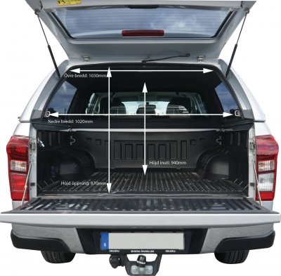 Ladkassekappe Alpha GSX til Isuzu D-Max fra 2012-2020