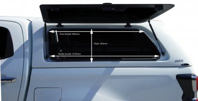 Ladkassekappe Alpha GSX til Isuzu D-Max fra 2021-