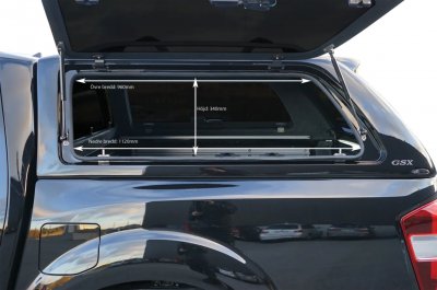 Ladkassekappe Alpha GSX til Renault Alaskan fra 2017-2021