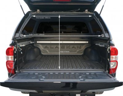 Ladkassekappe Alpha GSX til Renault Alaskan fra 2017-2021